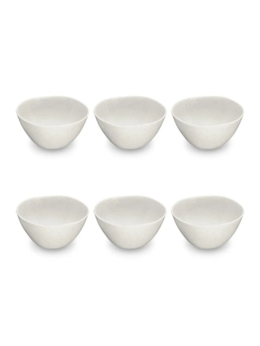 Набор из 6 мисок из пшеничной полипропиленовой стали, 5,9 дюйма, 19 унций Abode Homewares