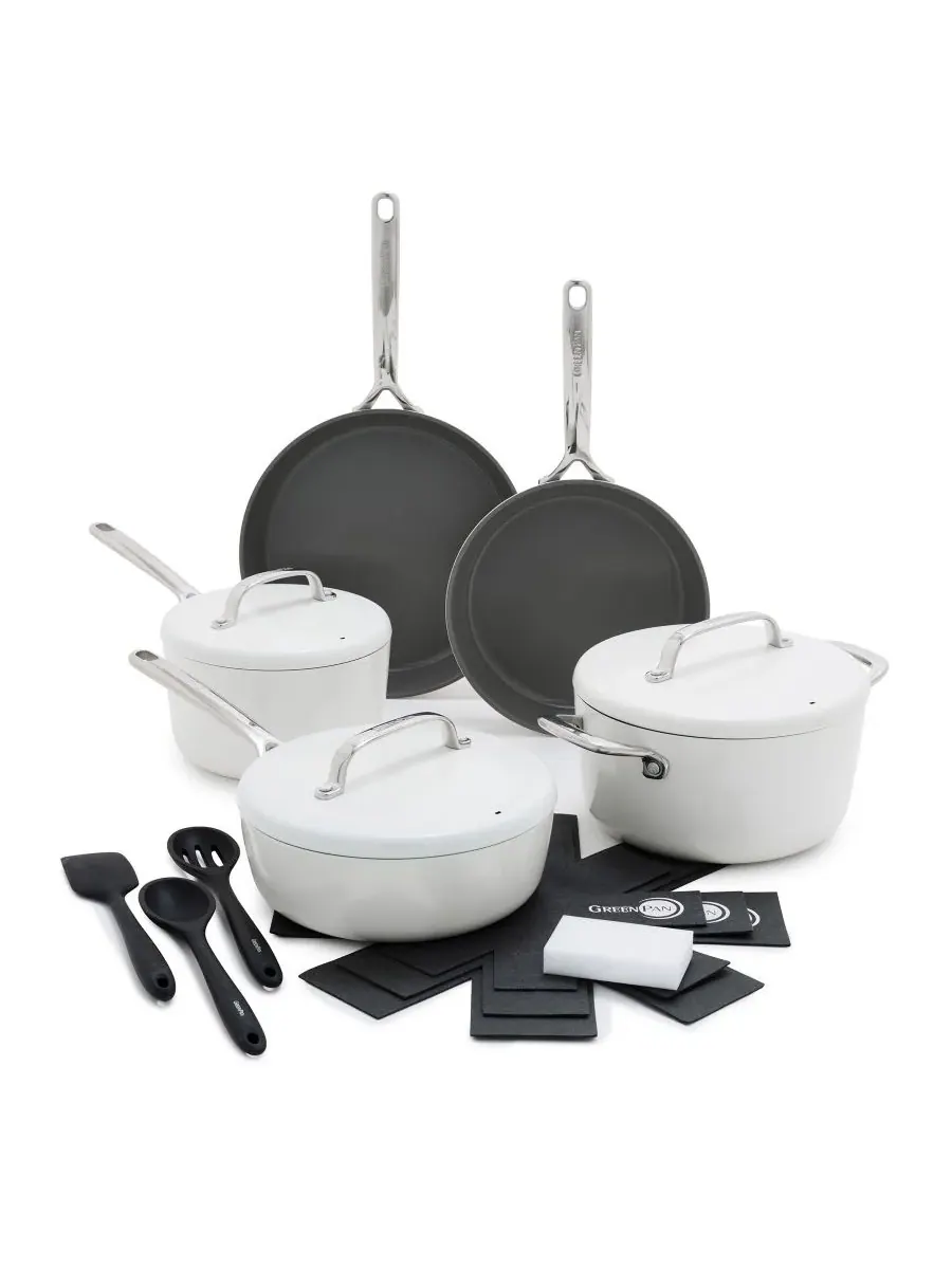 Набор посуды GreenPan GP5 Hard Anodized, 15 предметов