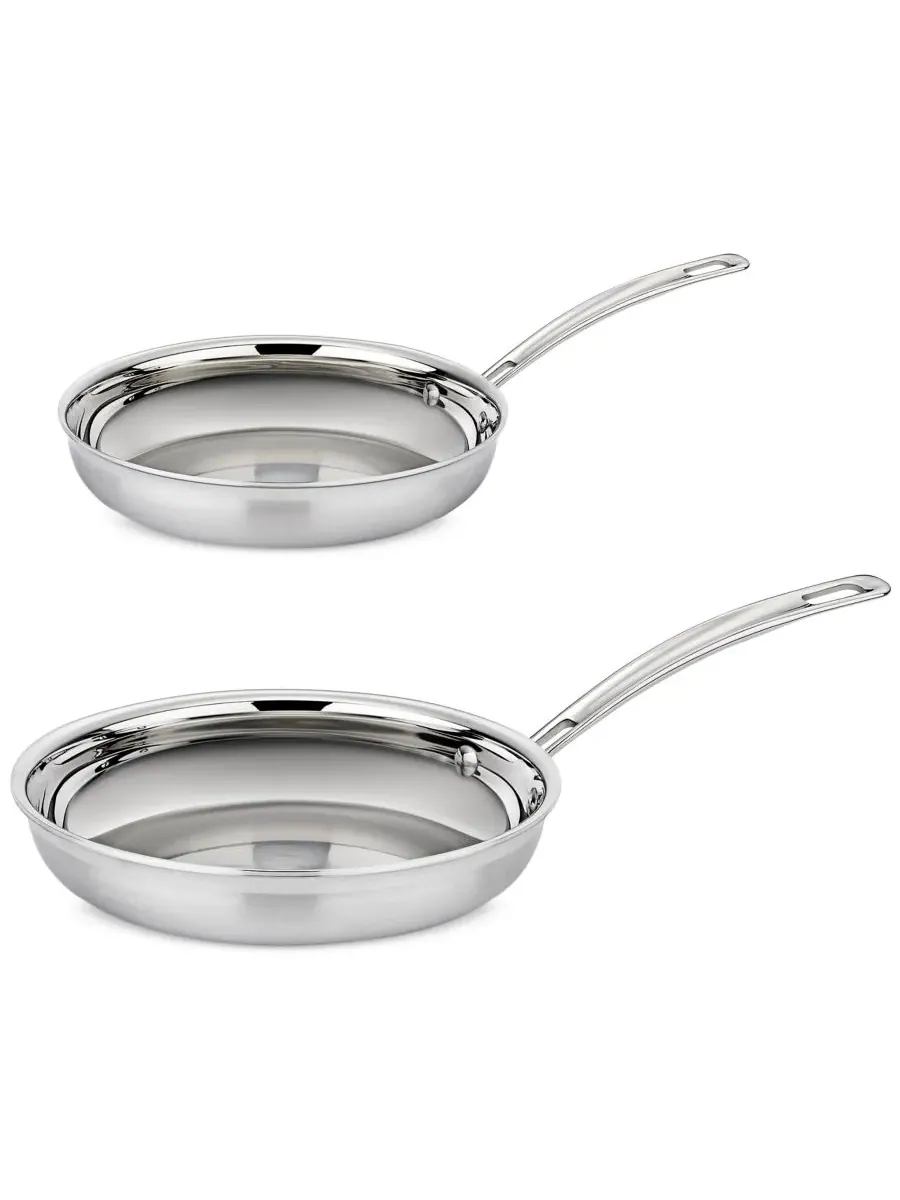Набор из 2 сковородок MultiClad Pro из нержавеющей стали Cuisinart, нержавеющая сталь