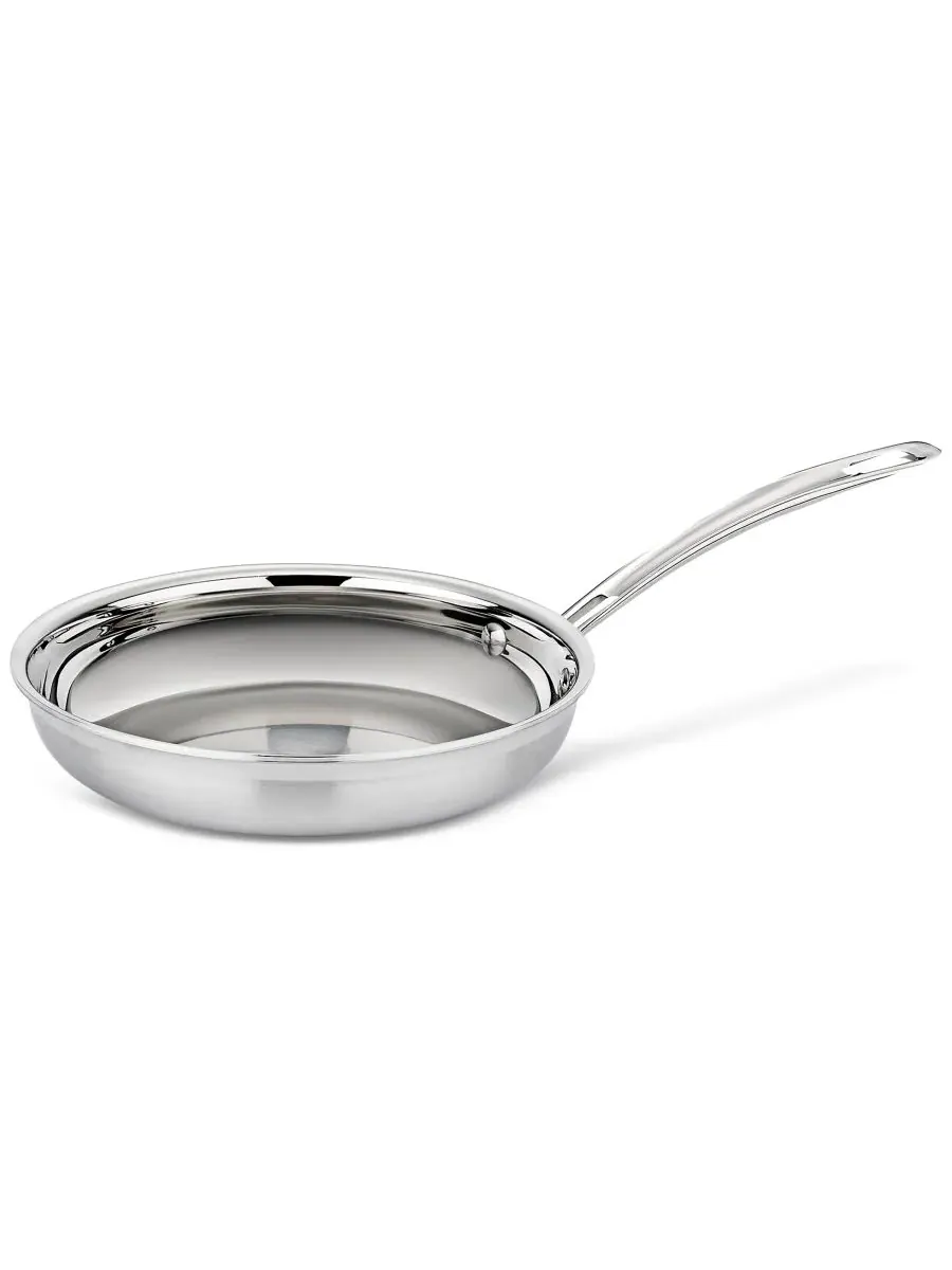 Набор из 2 сковородок MultiClad Pro из нержавеющей стали Cuisinart, нержавеющая сталь — изображение 2 из 3, серебристый