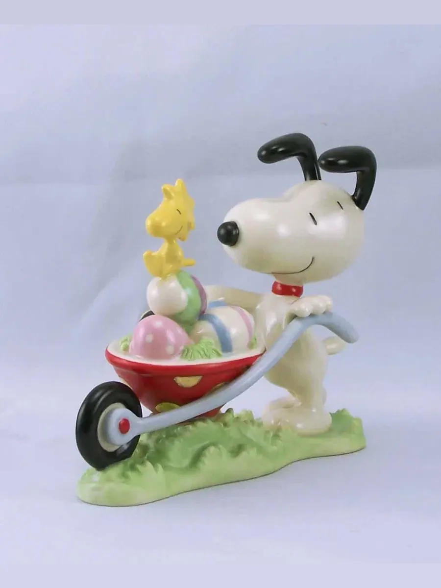 Фигурка Snoopy Easter Egg Delivery Lenox — изображение 3 из 4, мульти