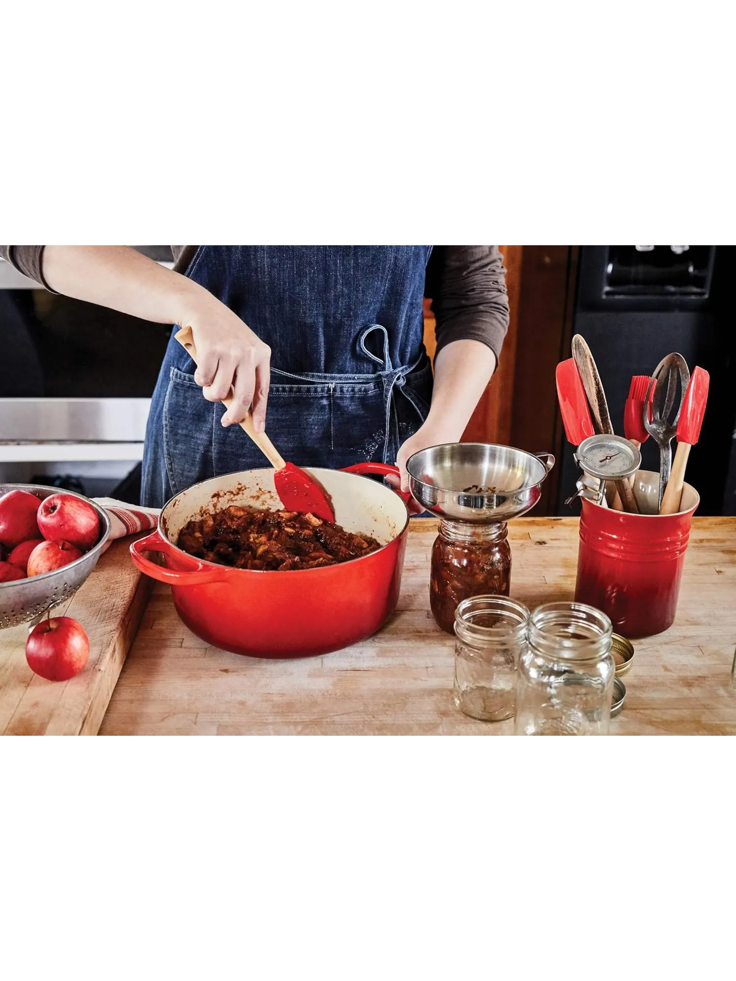Набор кухонных принадлежностей Le Creuset Craft, 5 предметов — изображение 6 из 8, вишневый