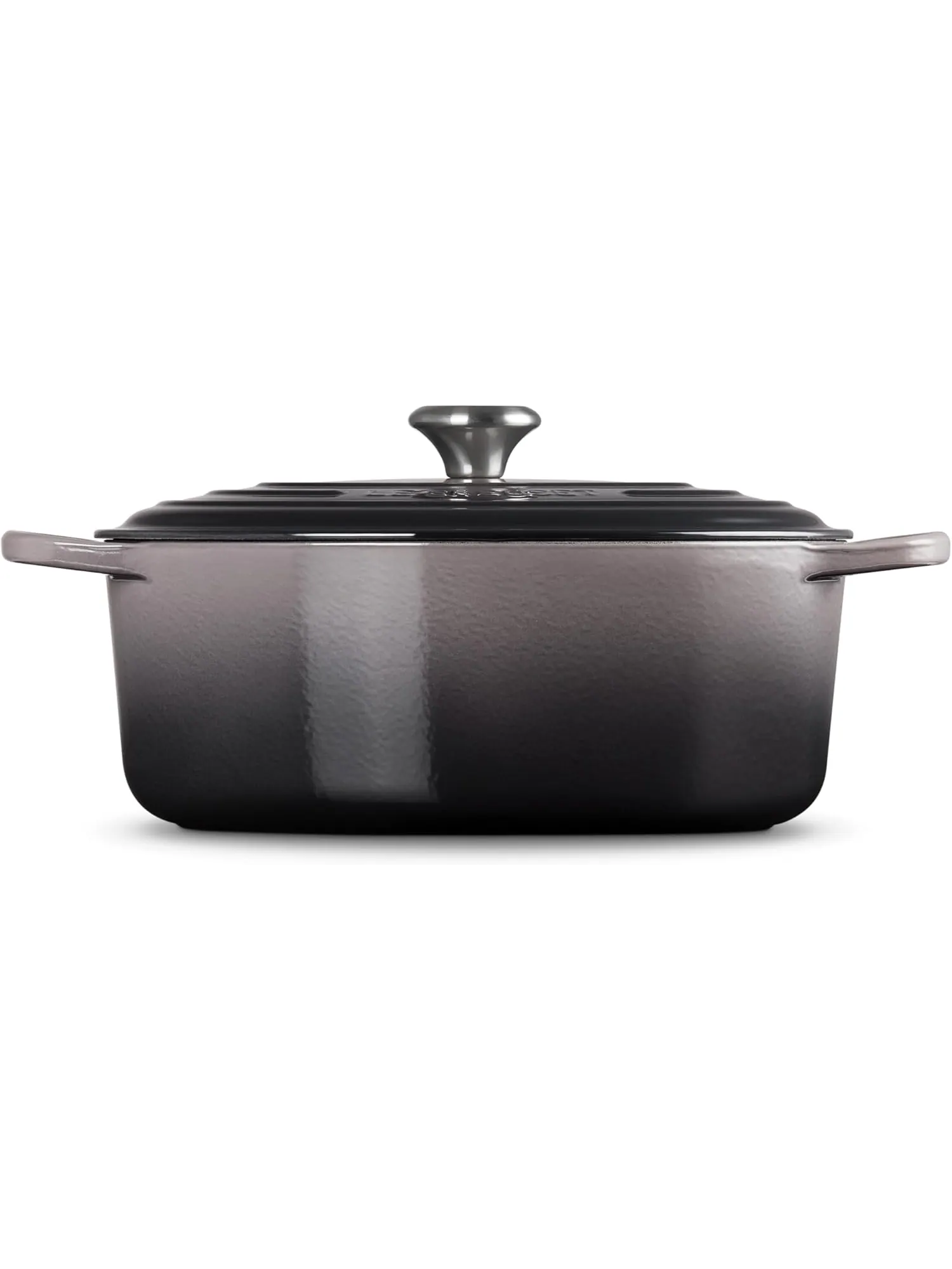 Кастрюля овальная Le Creuset Signature, 6,3 л, 31 см — изображение 4 из 8, флинт