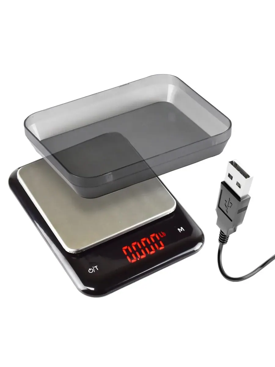 Цифровые кухонные весы KF-5KG, 5 л / 5 л American Weigh Scales — изображение 2 из 3, черный