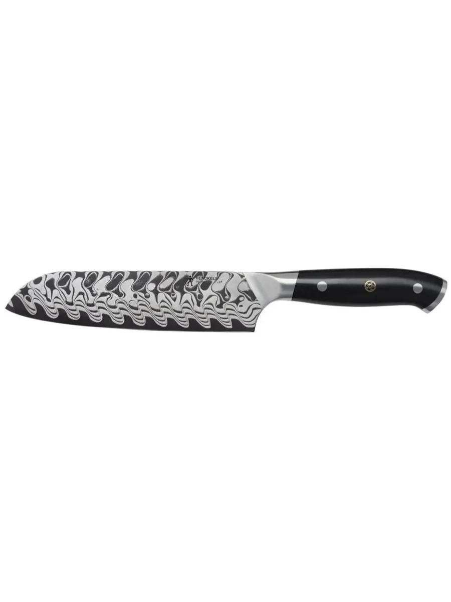 Нож Santoku "Компас" из дамасской стали, 18 см Henckels
