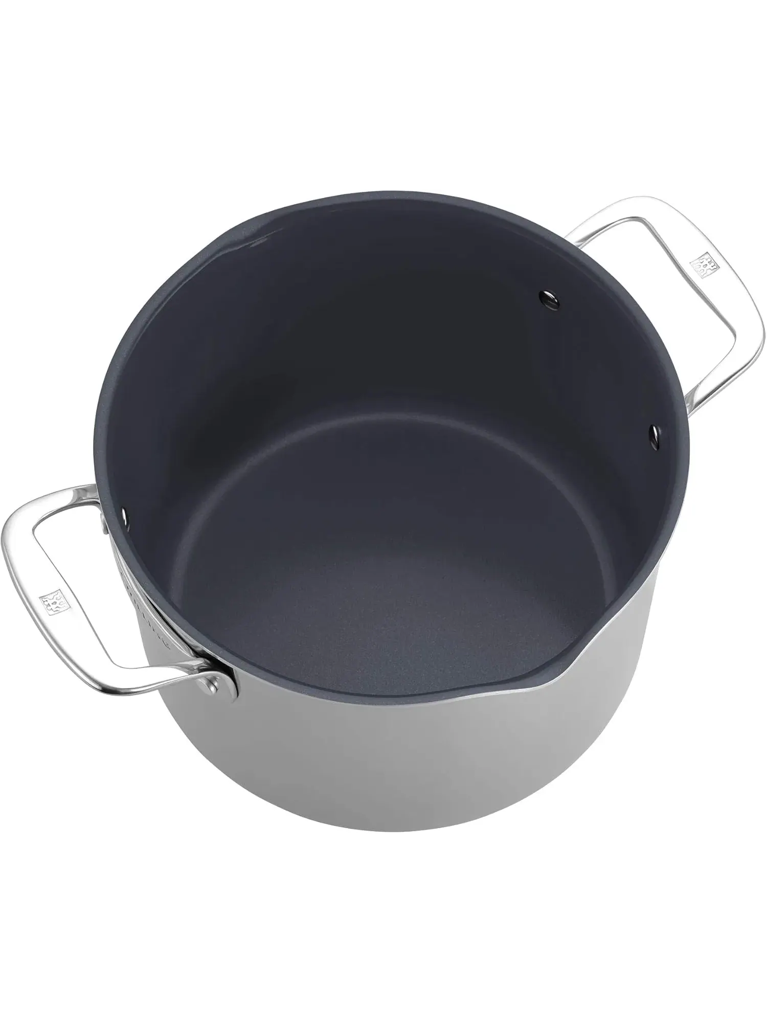 Кастрюля Zwilling Clad CFX Ceramic, 7,6 л, 24 см — изображение 2 из 5, серебристый