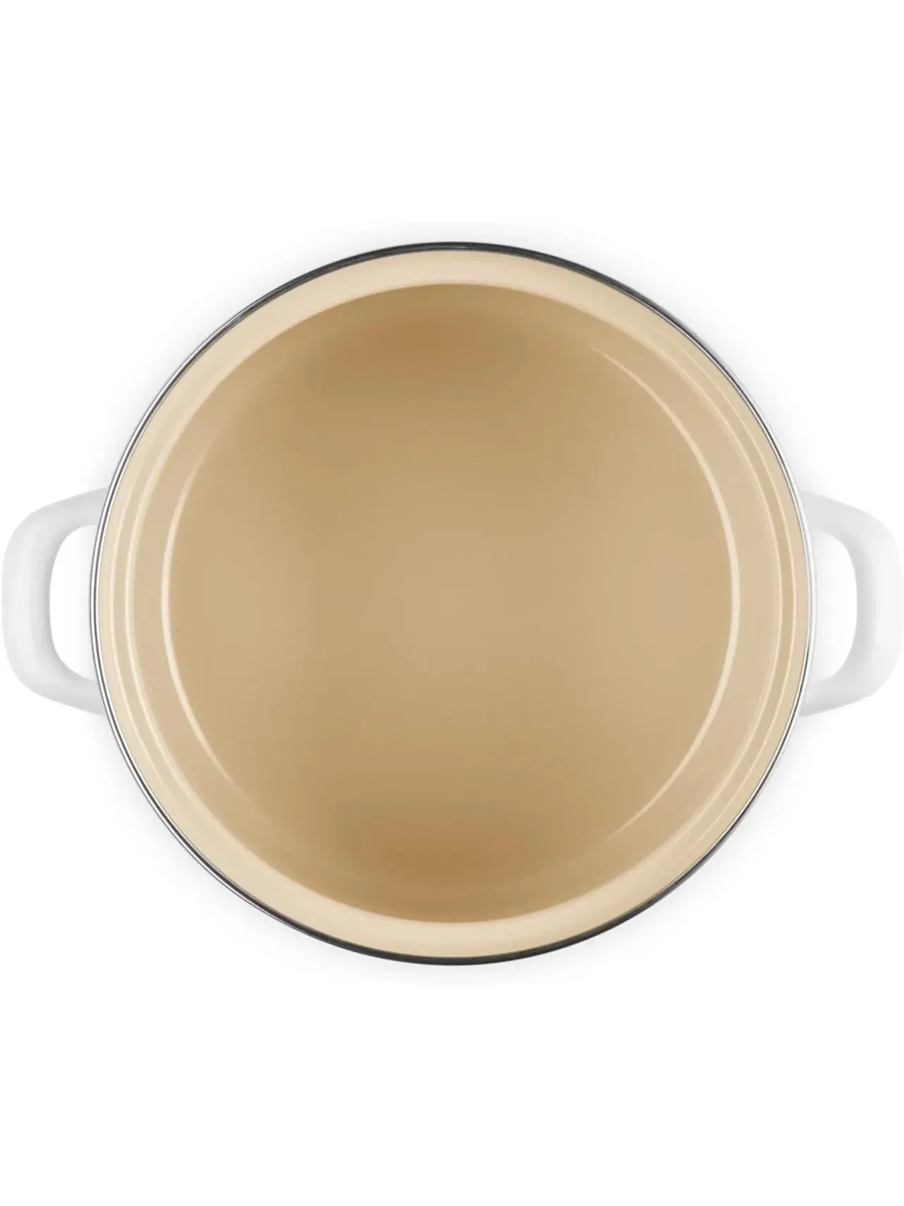 Кастрюля Le Creuset Enamel on Steel Stockpot, 3,6 л — изображение 3 из 6, белый