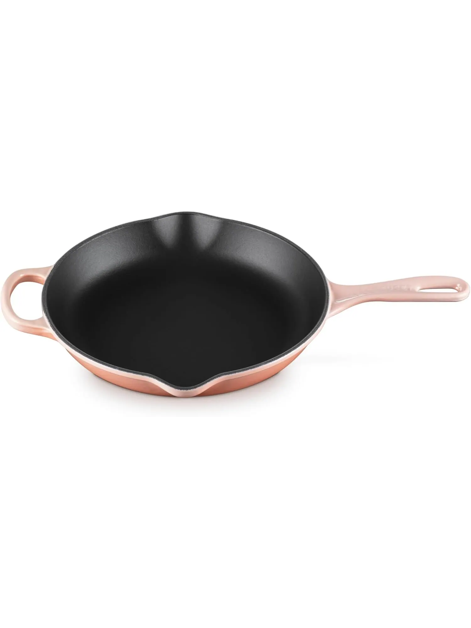 Набор чугунной эмалированной посуды Le Creuset, 5 предметов, 16/23/26 см, персиковый — изображение 4 из 8, розовый