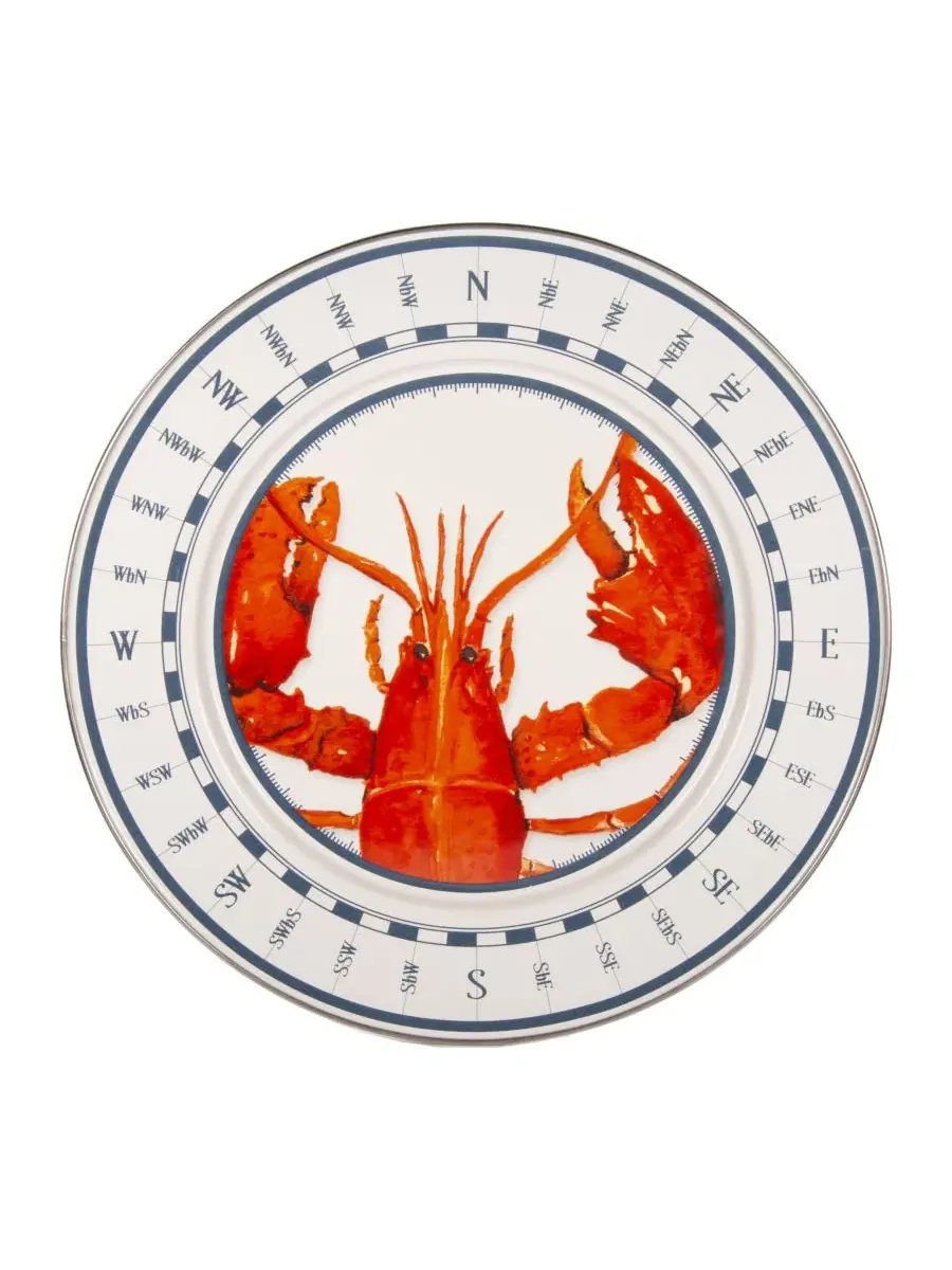 Подставка-тарелка Lobster Enamelware — мульти