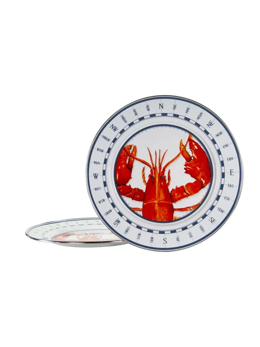 Подставка-тарелка Lobster Enamelware — изображение 2 из 2, мульти