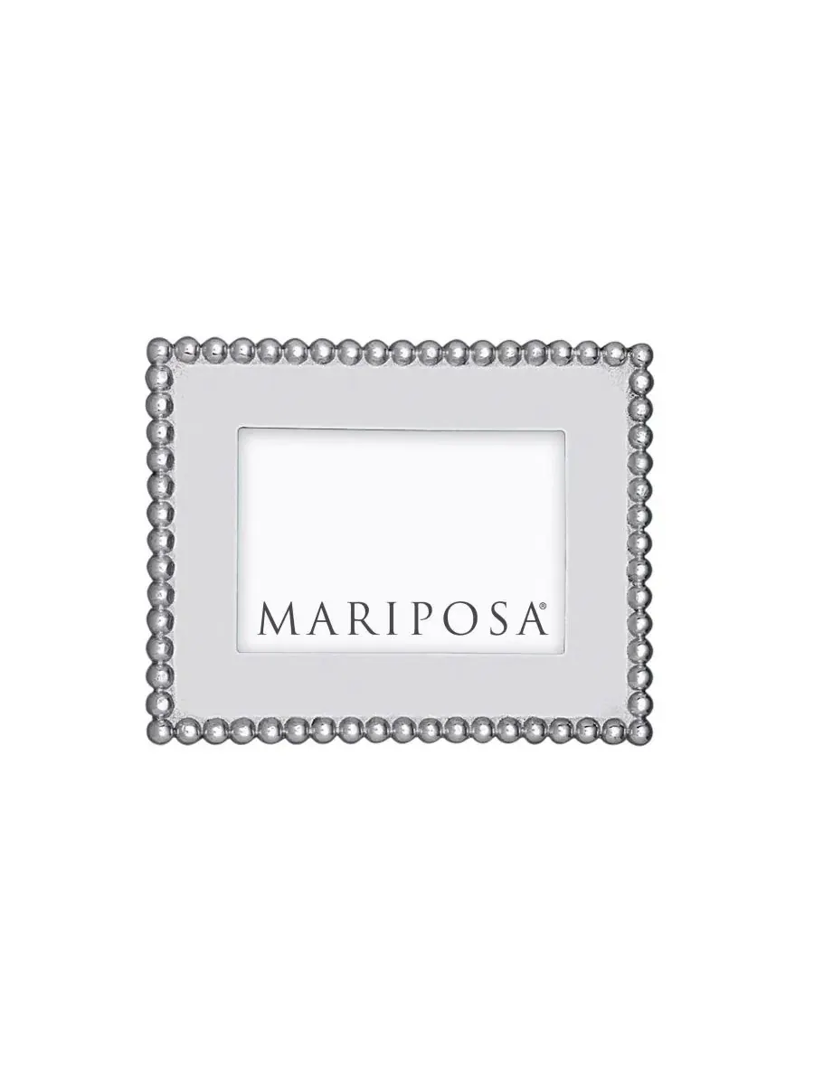 Фоторамка широкая с жемчужной отделкой Mariposa