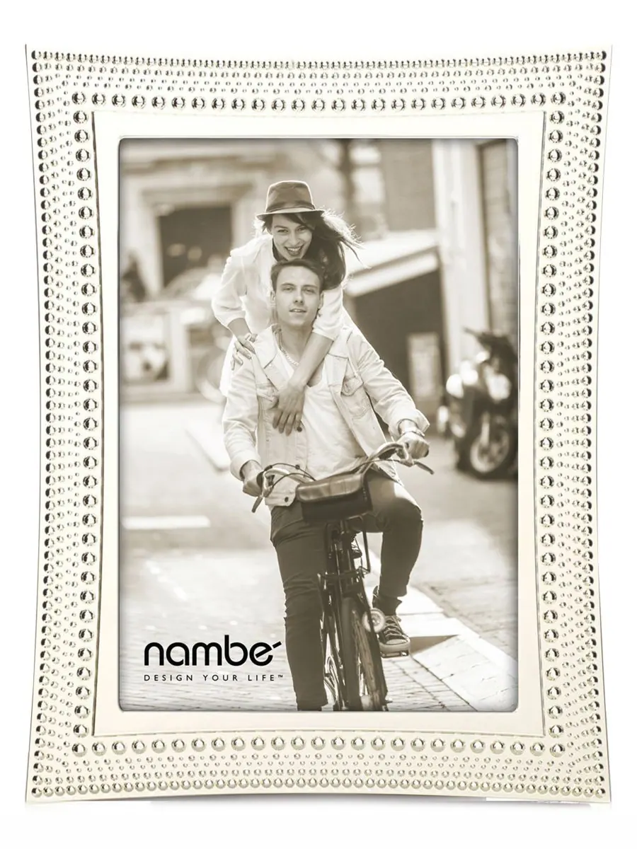 Рамка Nambe с бисерной отделкой, 5 x 7 дюймов Nambé