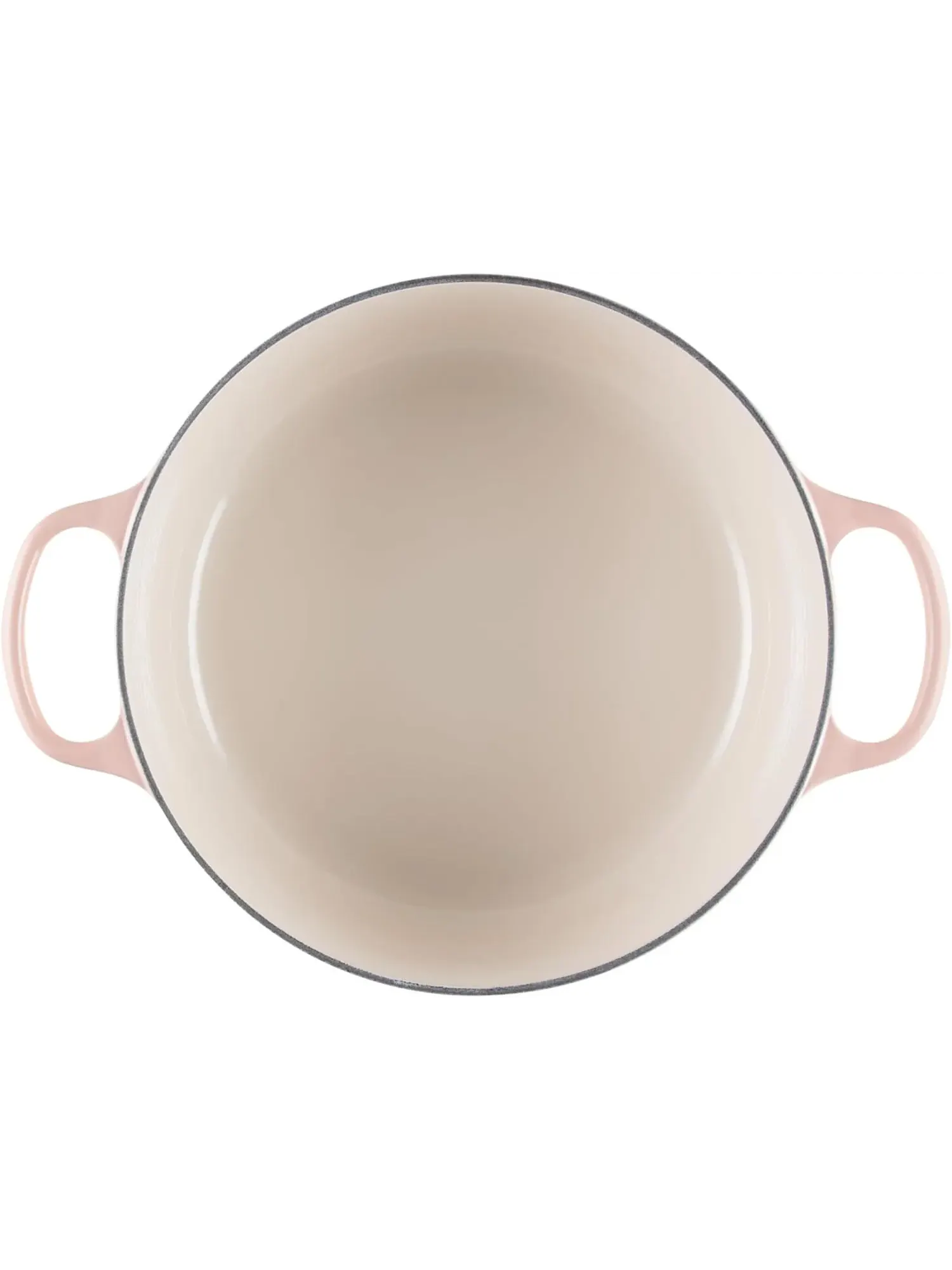 Кастрюля круглая Le Creuset Signature, 5,3 л, 26 см, персиковый — изображение 4 из 8, розовый