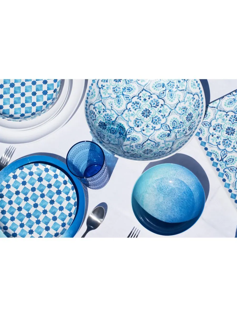 Сервировочная миска Palazzo Tile, 12 дюймов, 113 унций Abode Homewares — изображение 2 из 2, мульти