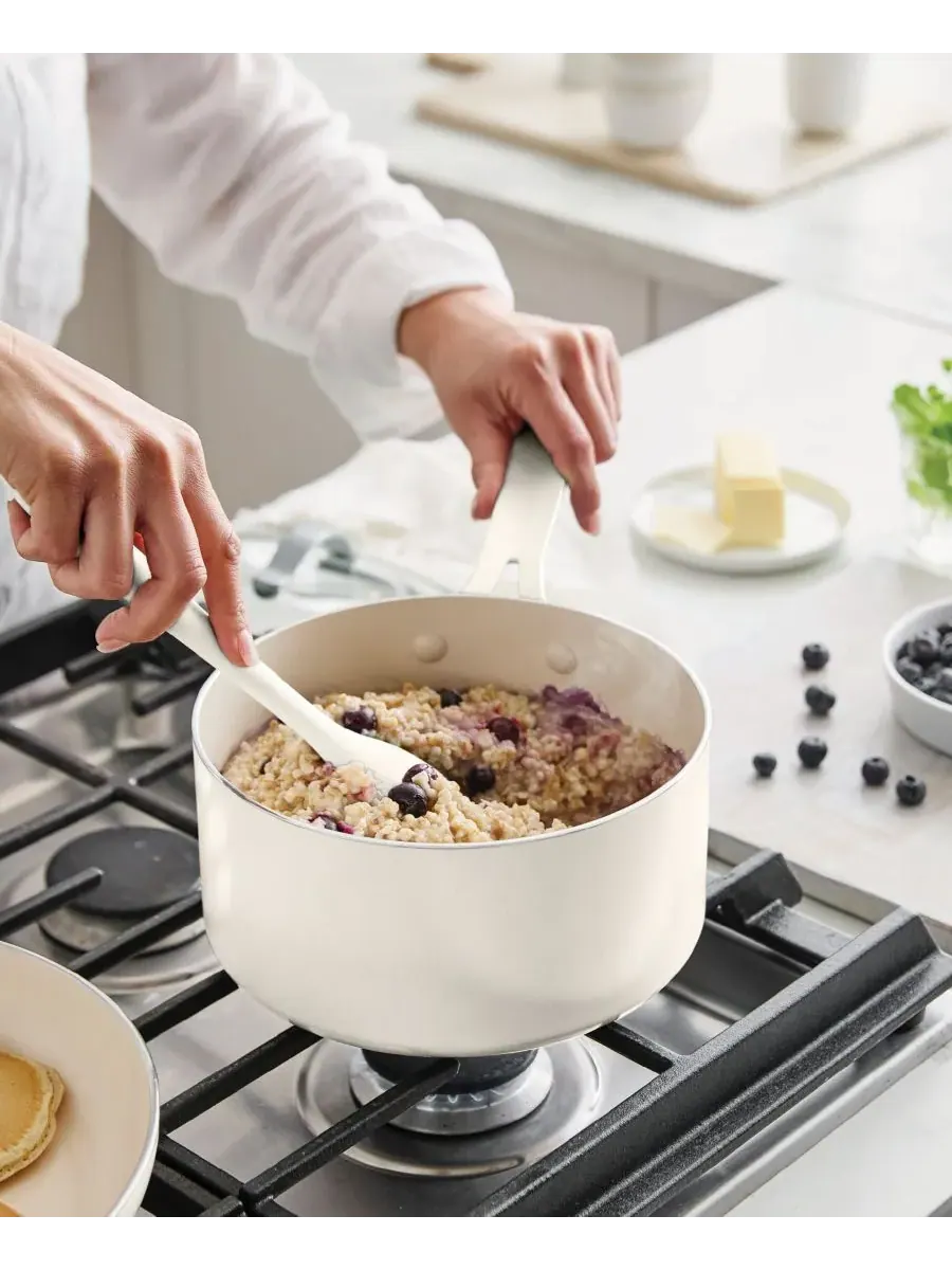 Набор посуды GreenPan Nova, 10 предметов — изображение 9 из 10, бежевый