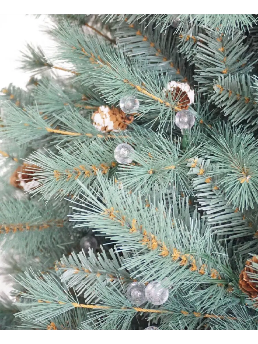 Искусственная рождественская елка Puleo Hampton Spruce высотой 7,5 футов (2,2 м) с подсветкой Puleo — изображение 4 из 5
