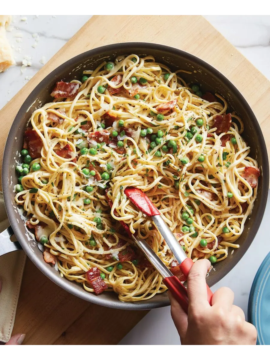 Сковорода Cook + Create из алюминия с антипригарным покрытием, 12,5 дюймов Rachael Ray — изображение 2 из 10, синий
