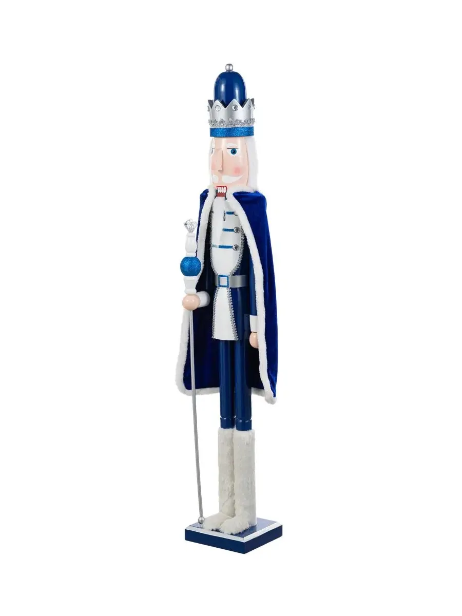 Рождественский король-щелкунчик с рычагом, модель King Nutcracker Glitzhome — изображение 7 из 9, мульти