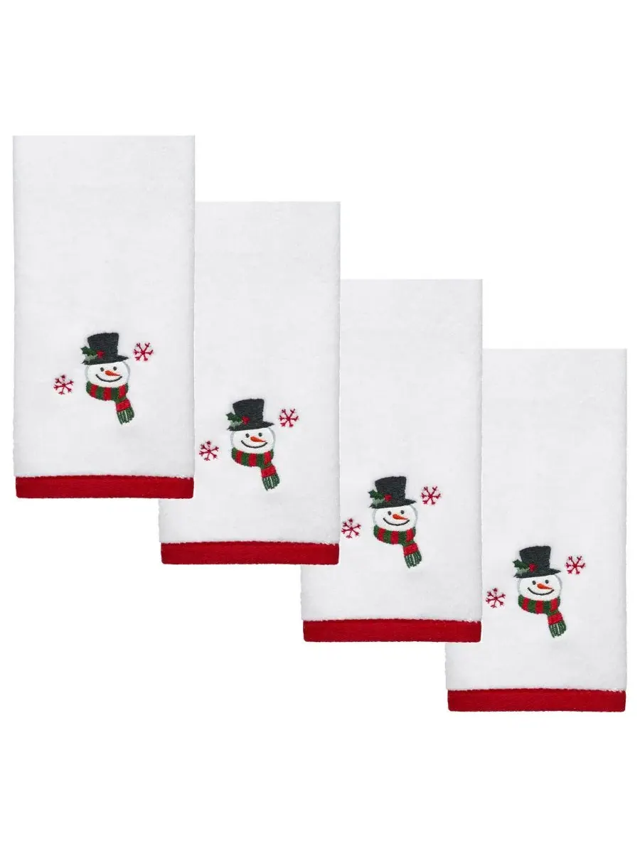 Набор полотенец для рук Winter Snowman, 4 шт., 45x28 см Avanti