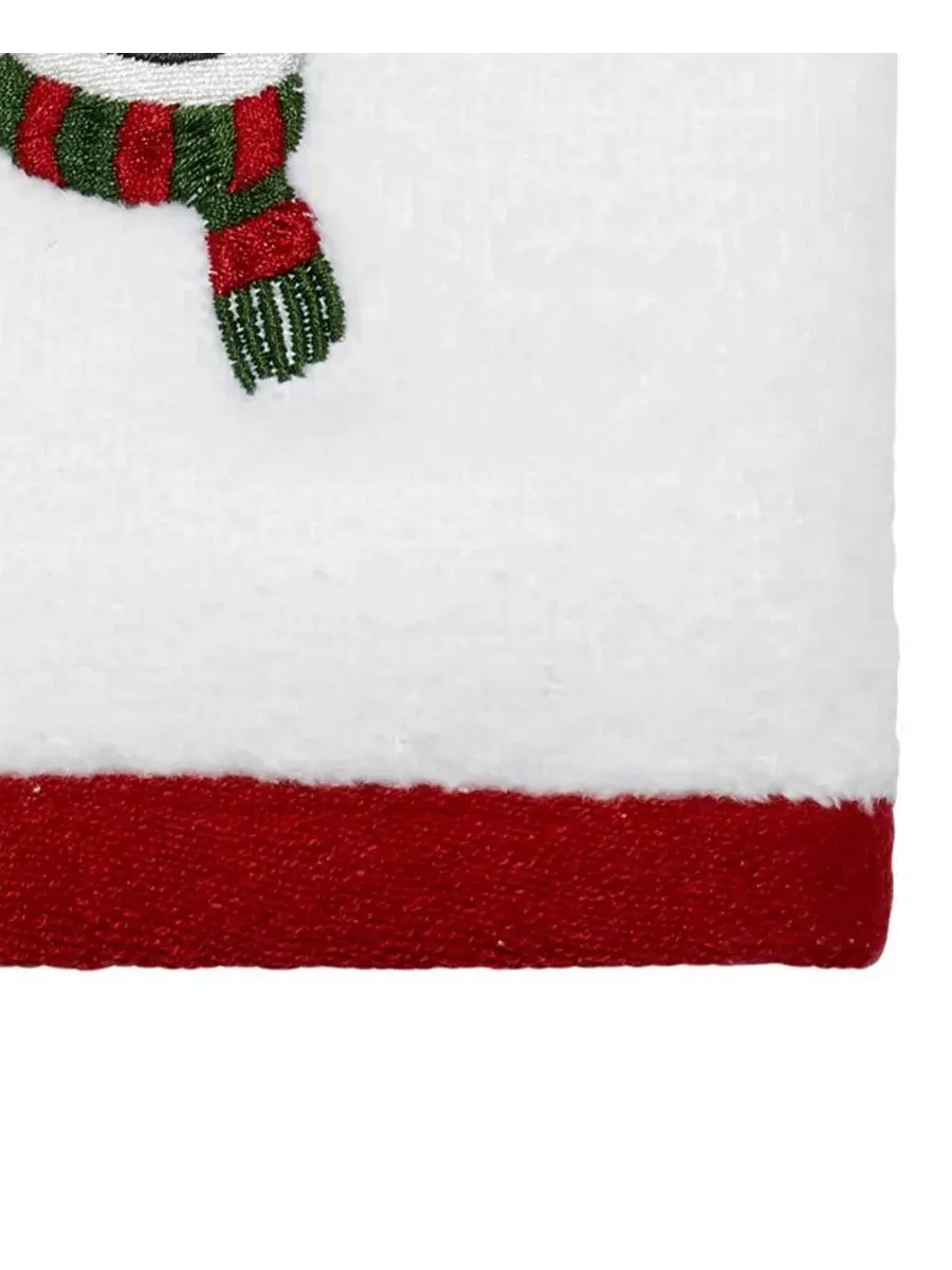 Набор полотенец для рук Winter Snowman, 4 шт., 45x28 см Avanti — изображение 2 из 3, белый