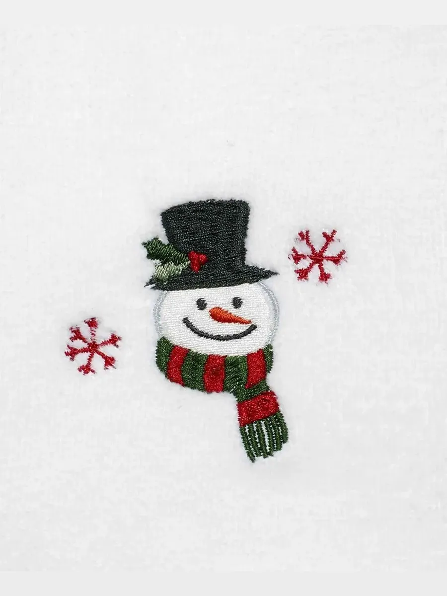Набор полотенец для рук Winter Snowman, 4 шт., 45x28 см Avanti — изображение 3 из 3, белый