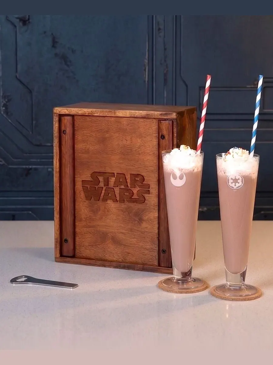 Набор стаканов для напитков Star Wars Beverage Glass Set Legacy — изображение 2 из 3, коричневый