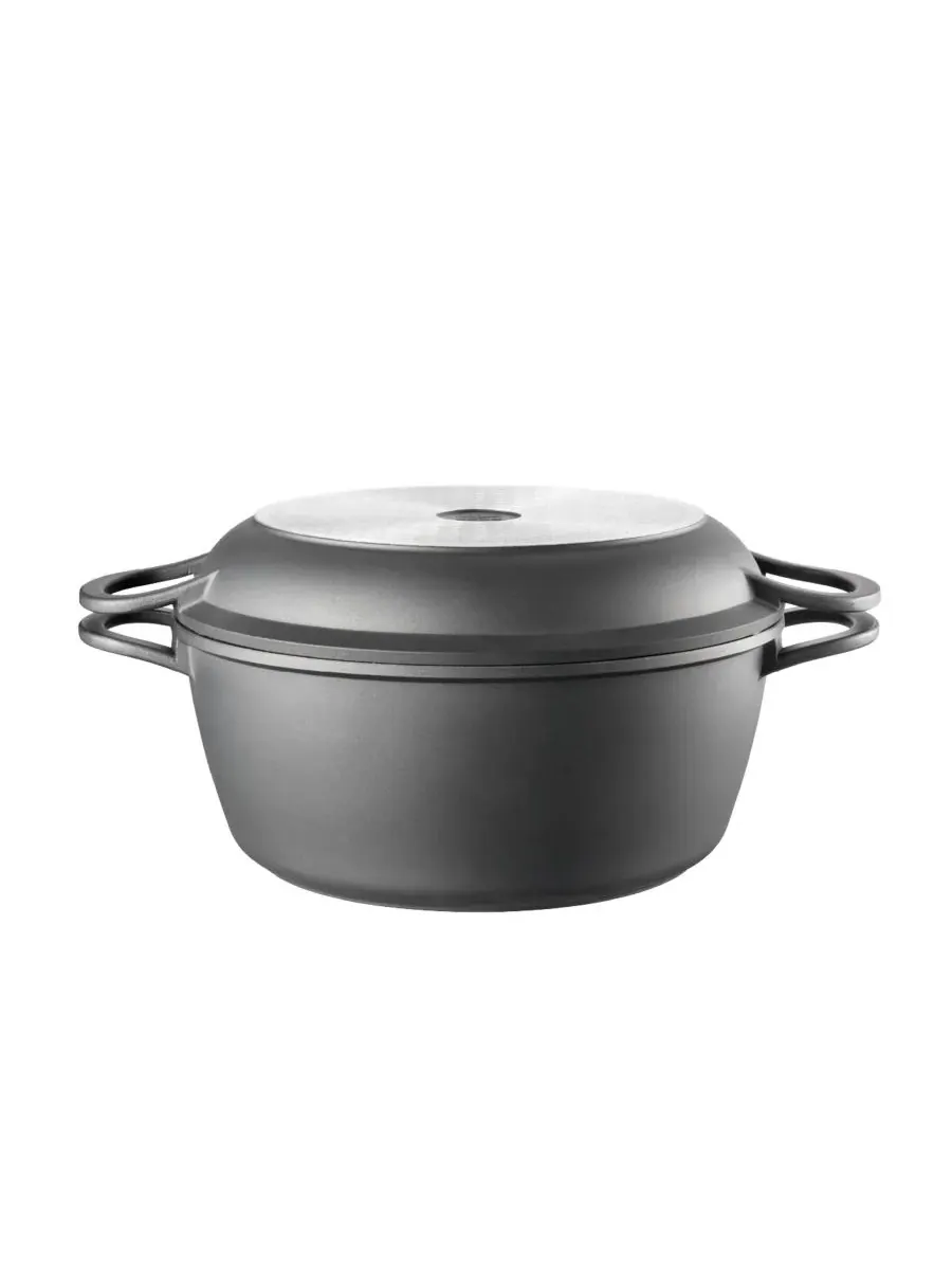 Обжарочная камера STONE из литого алюминия, 28 см Cuisine::Pro — изображение 2 из 2, черный