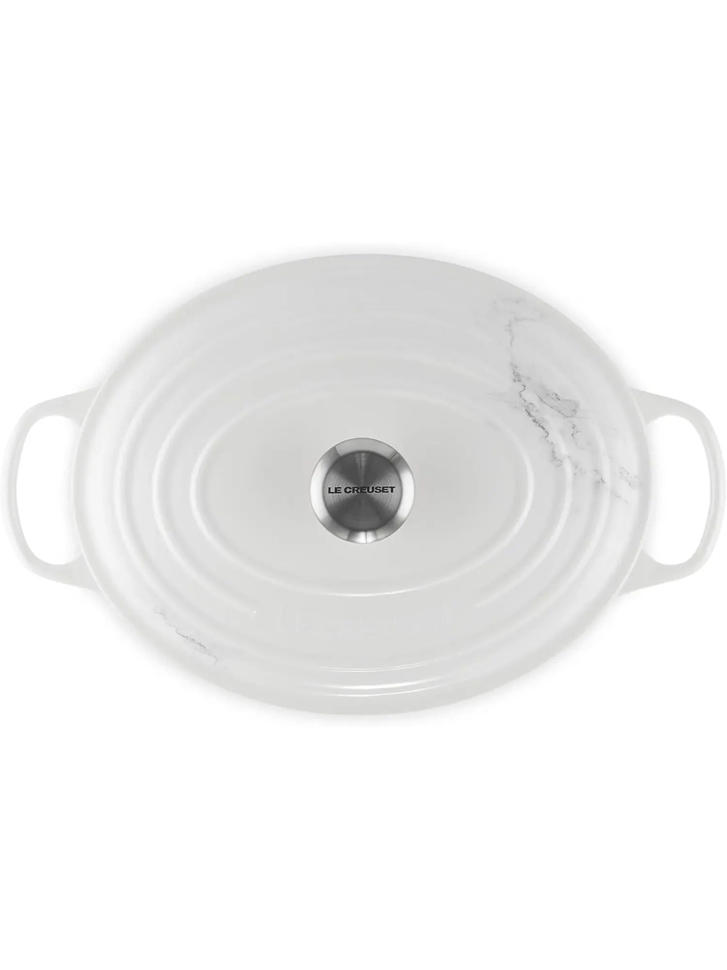 Кастрюля овальная Le Creuset Signature, 6,3 л, 31 см — изображение 3 из 7, серый