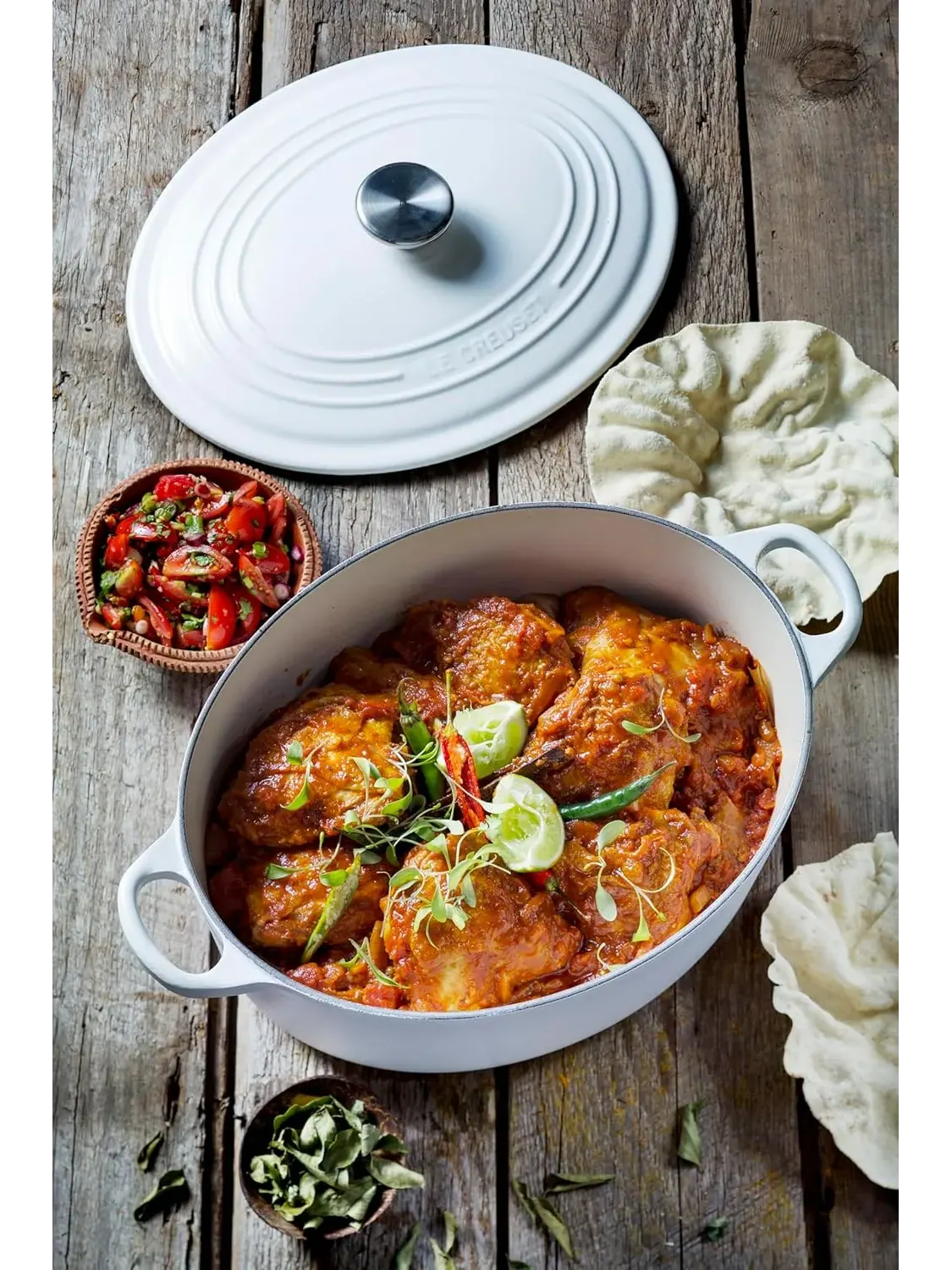 Кастрюля овальная Le Creuset Signature, 6,3 л, 31 см — изображение 6 из 7, серый
