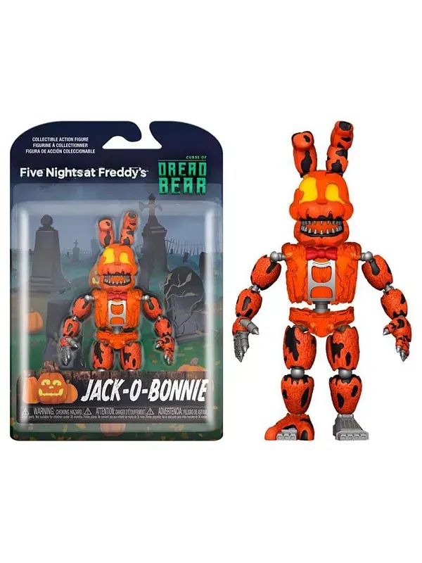 Фигурка Five Nights at Freddy's 5 дюймов | Джек-о-Бонни Funko — изображение 2 из 3, оранжевый