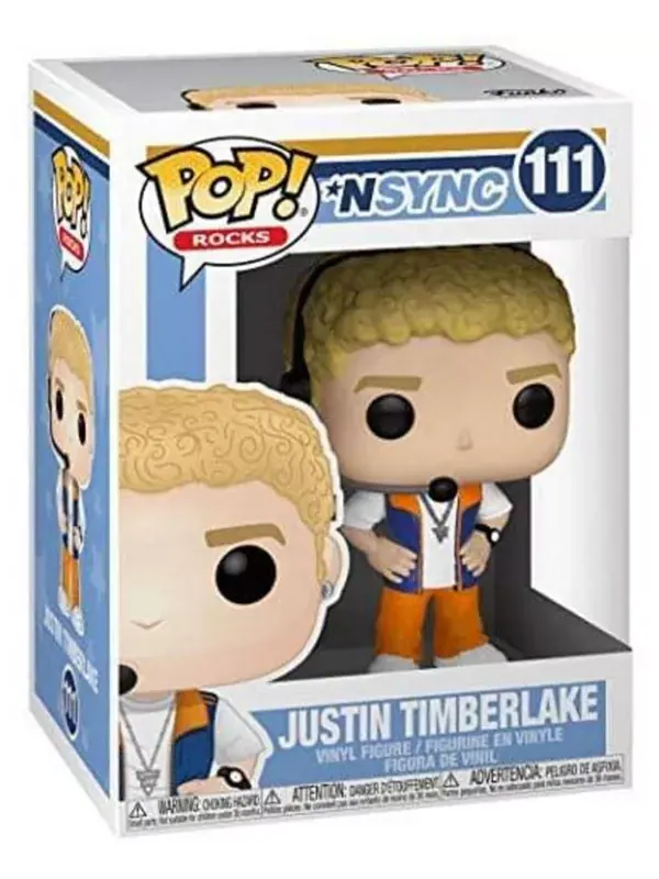 Виниловая фигурка Nsync Pop Rocks | Джастин Тимберлейк Funko — изображение 3 из 3, оранжевый