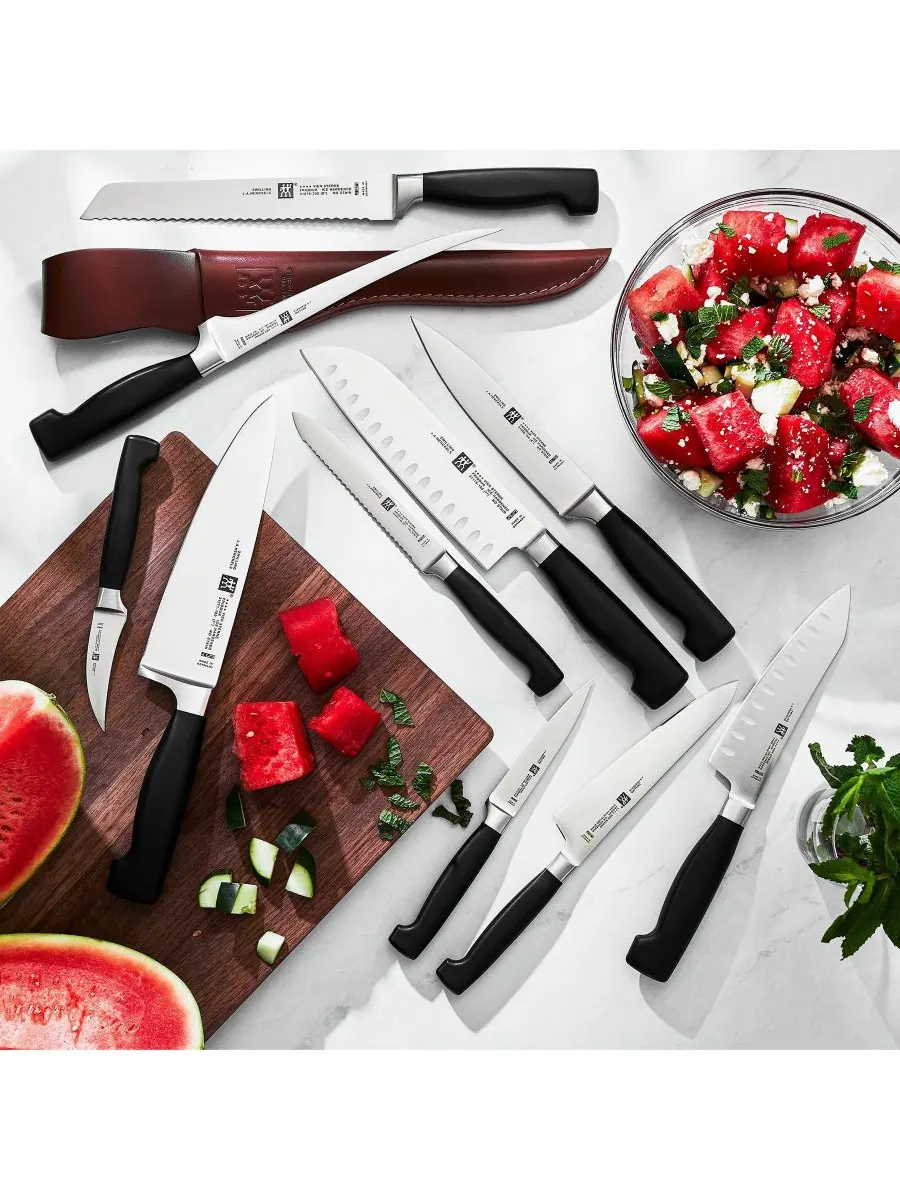 Нож для разделки мяса Four Star с тонким лезвием, 5,5 дюймов ZWILLING — изображение 5 из 6, черный