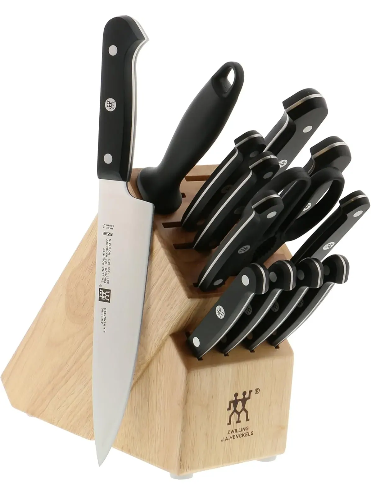 Набор кухонных ножей в блоке ZWILLING Gourmet, 14 предметов