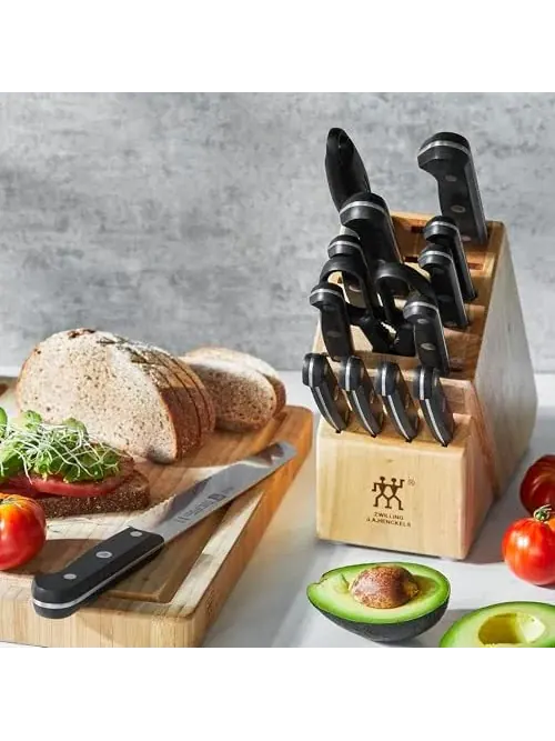 Набор кухонных ножей в блоке ZWILLING Gourmet, 14 предметов — изображение 7 из 10, черный
