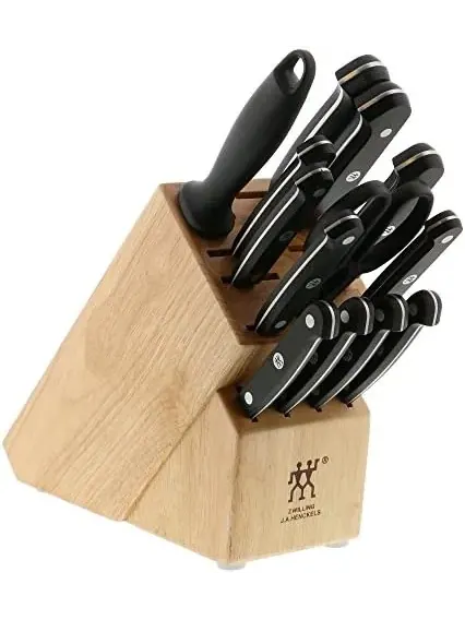 Набор кухонных ножей в блоке ZWILLING Gourmet, 14 предметов — изображение 10 из 10, черный