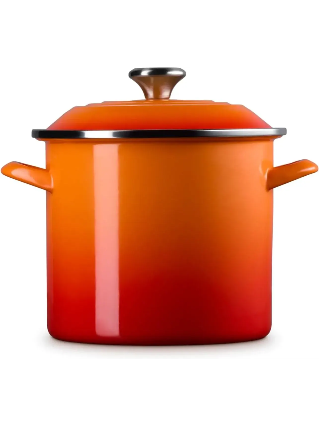 Кастрюля Le Creuset Enamel on Steel Stockpot, 7,6 л — изображение 2 из 7, пламя