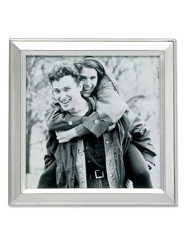 Рамка для картины из матового посеребренного металла — 5 x 5 дюймов Lawrence Frames