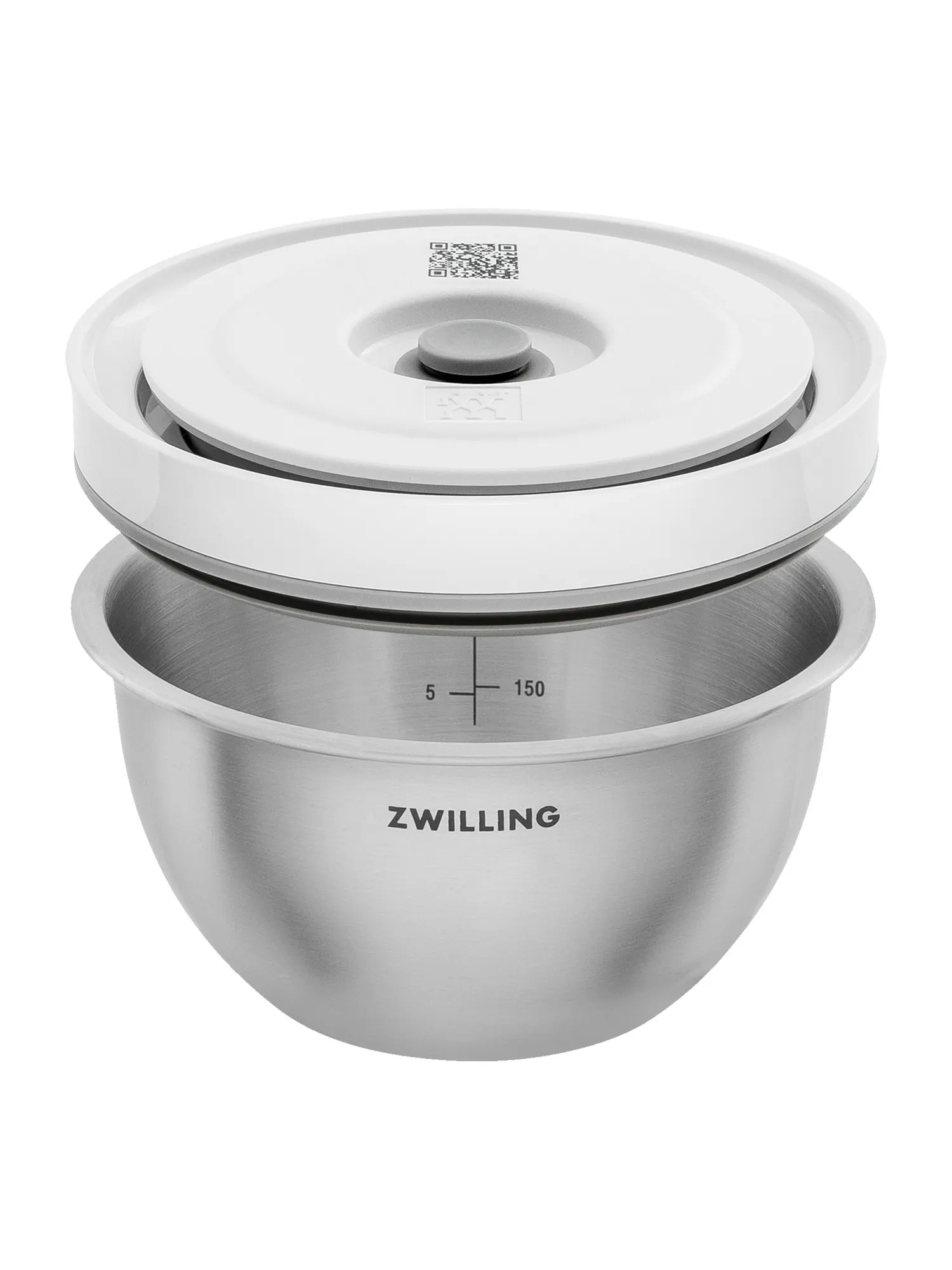 Набор вакуумных мисок из нержавеющей стали ZWILLING Fresh & Save BOWLS, 6 предметов, S/M/L — изображение 2 из 17, серебристый