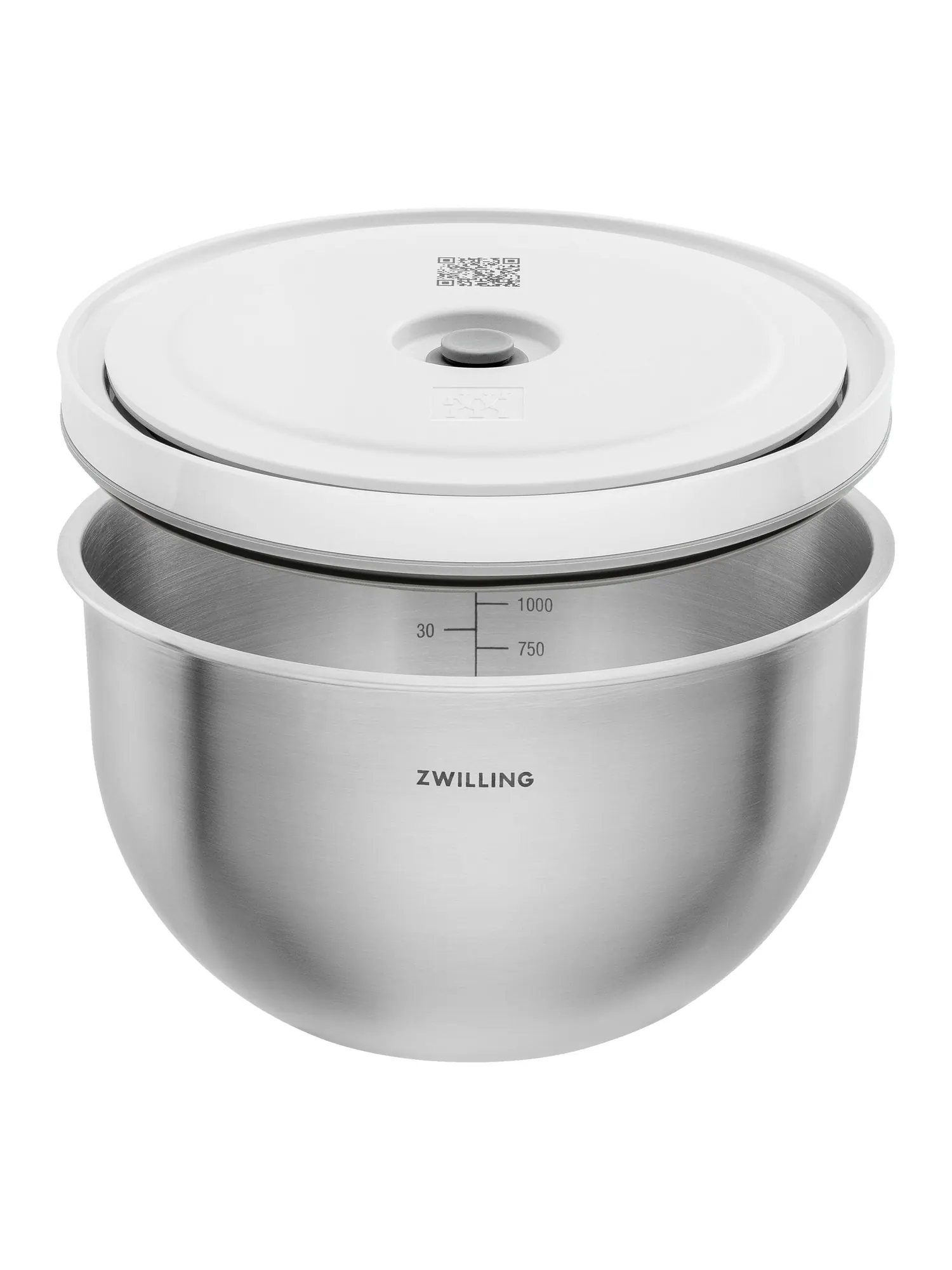 Набор вакуумных мисок из нержавеющей стали ZWILLING Fresh & Save BOWLS, 6 предметов, S/M/L — изображение 4 из 17, серебристый