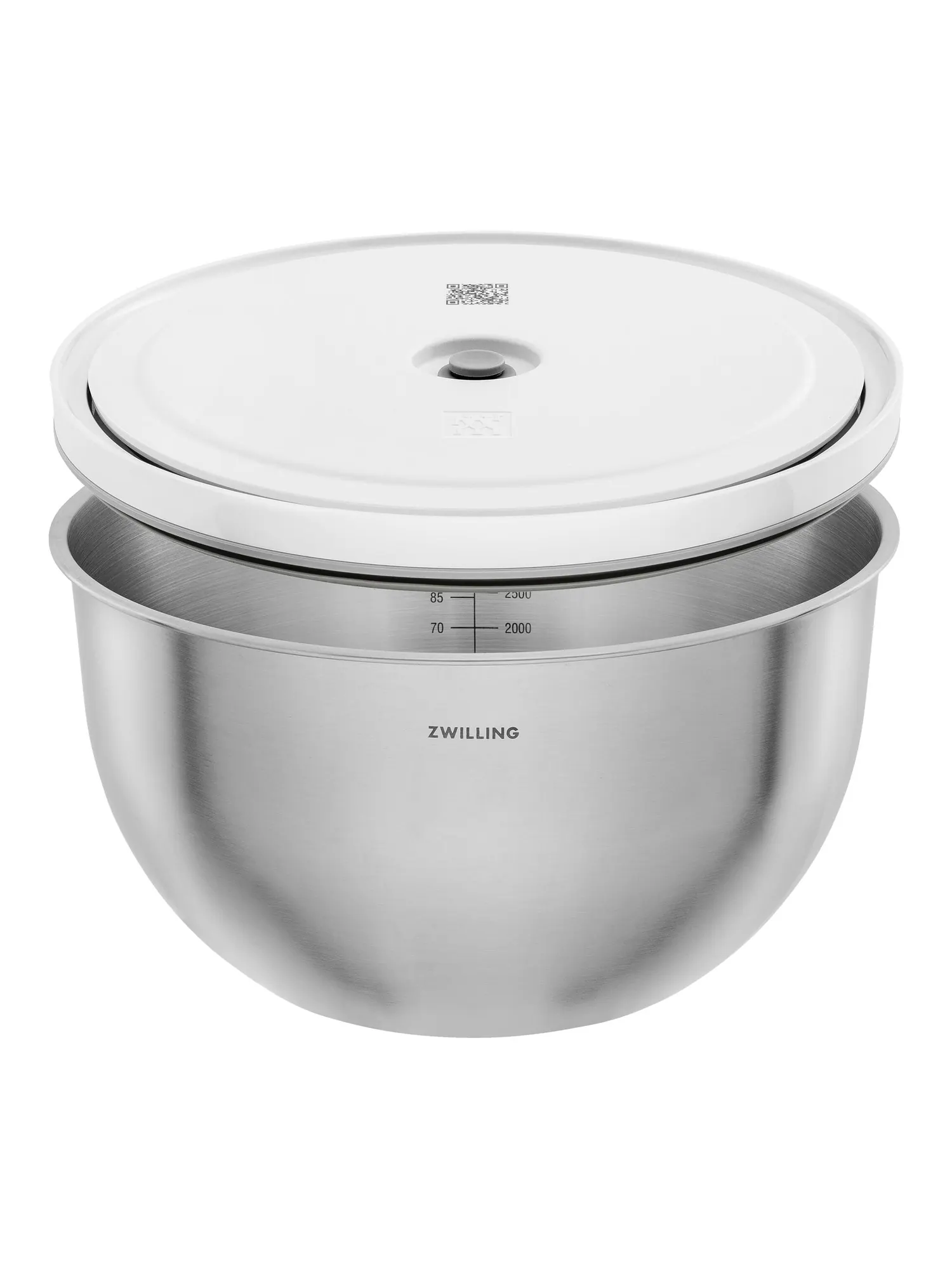 Набор вакуумных мисок из нержавеющей стали ZWILLING Fresh & Save BOWLS, 6 предметов, S/M/L — изображение 6 из 17, серебристый