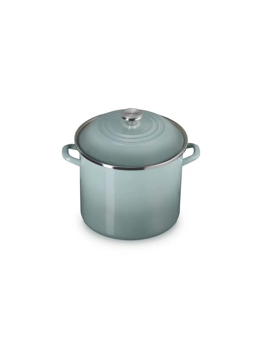 Кастрюля Le Creuset Enamel on Steel Stockpot, 11,4 л — изображение 2 из 5, морская соль