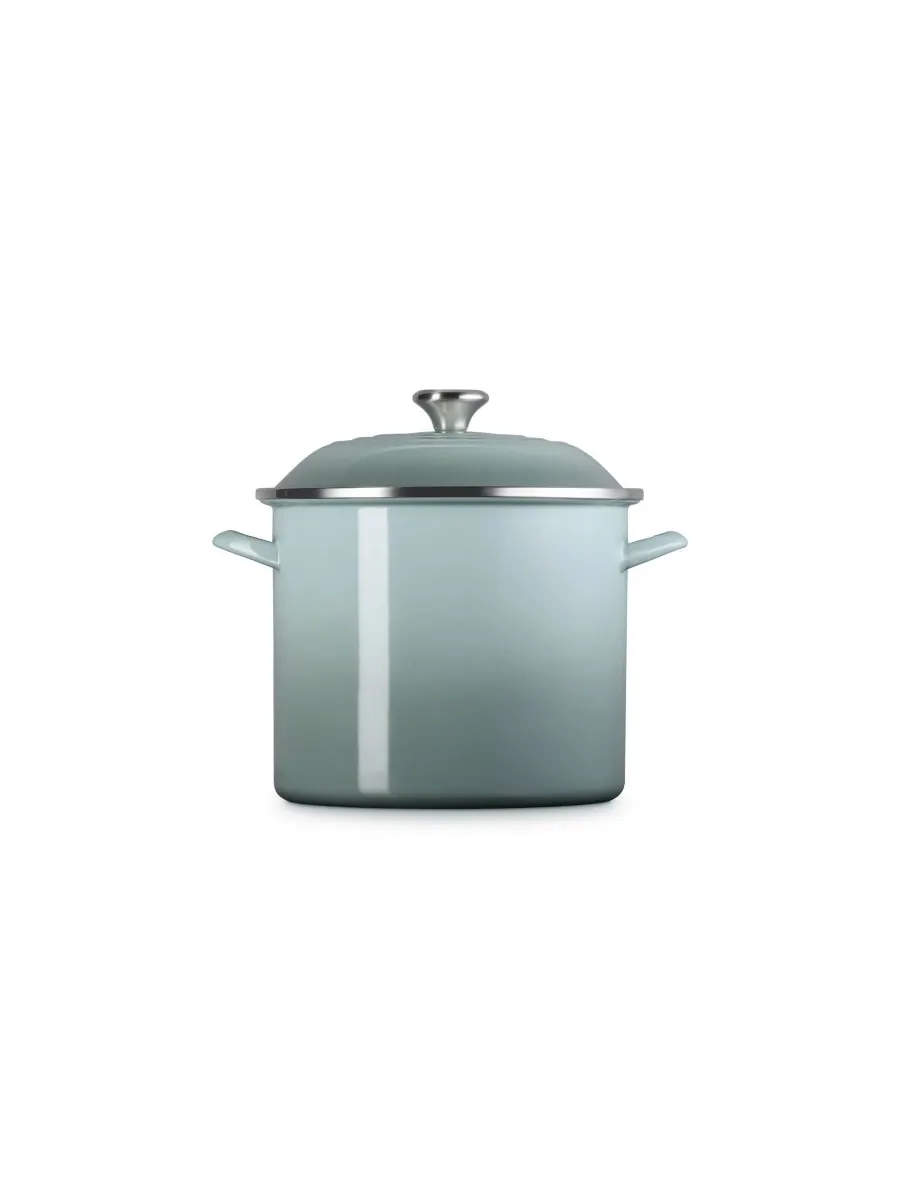 Кастрюля Le Creuset Enamel on Steel Stockpot, 11,4 л — изображение 3 из 5, морская соль