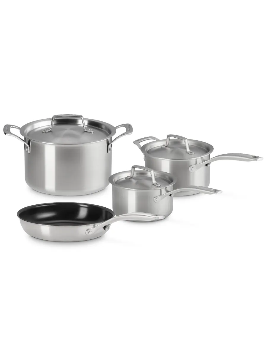 Набор посуды Le Creuset Essential Stainless Steel, 7 предметов