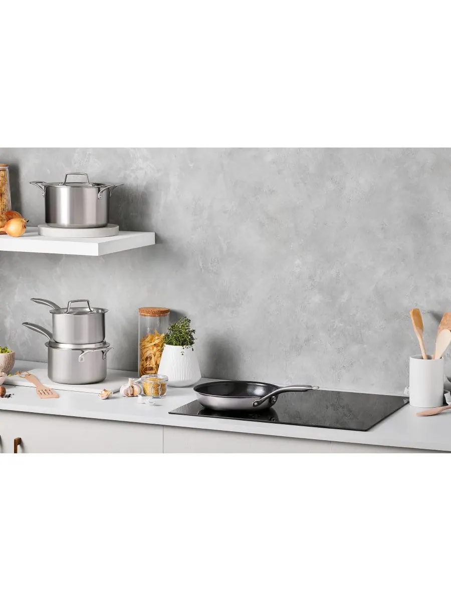 Набор посуды Le Creuset Essential Stainless Steel, 7 предметов — изображение 6 из 6, серебристый