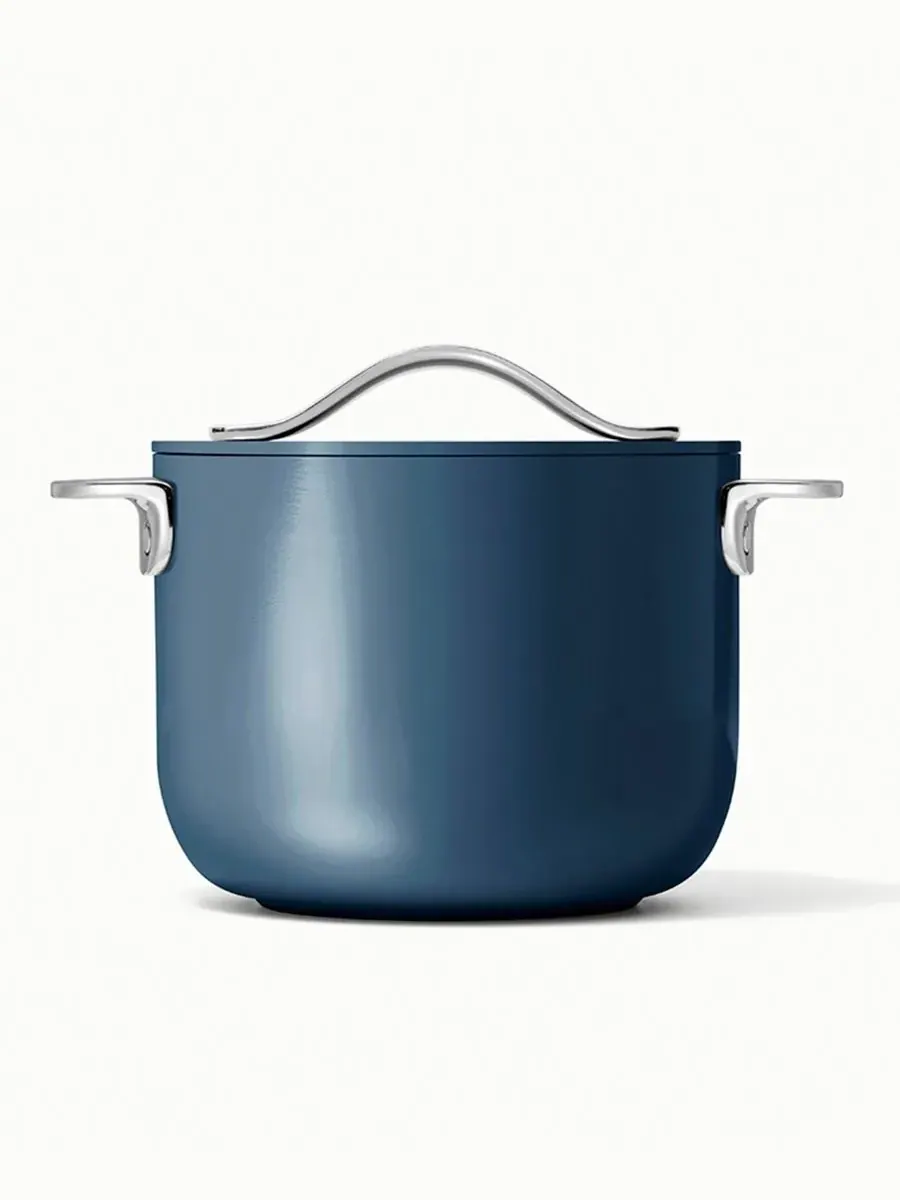 Кухонная посуда Cookware Plus с антипригарным покрытием, компактная Caraway — изображение 2 из 4, темно-синий