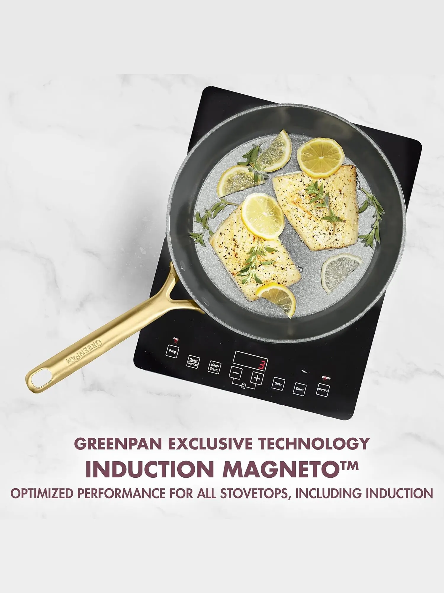 Набор посуды GreenPan GP5 Hard Anodized, 15 предметов — изображение 3 из 11, розовый