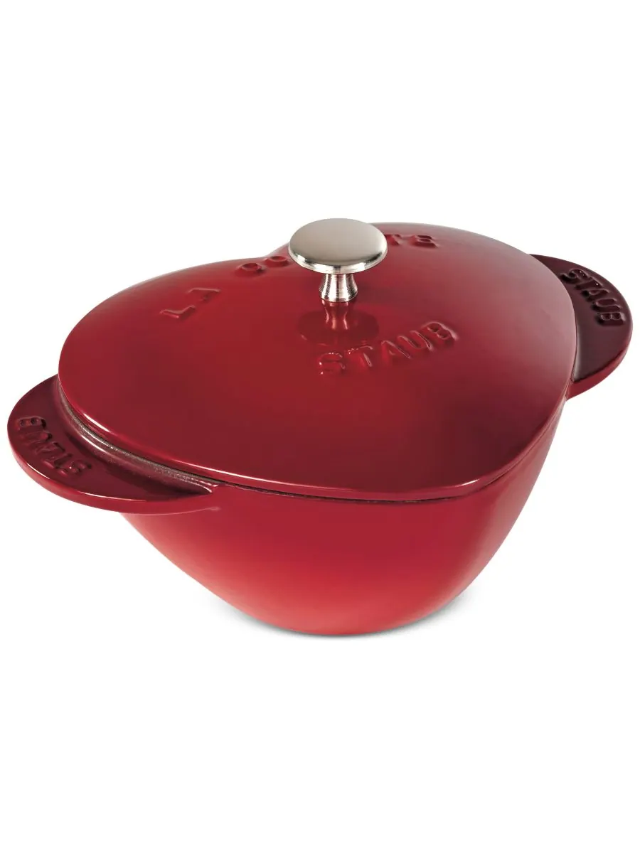Фигурная кокотница Staub Heart Cocotte «Сердце», 20 см, 1.65 л
