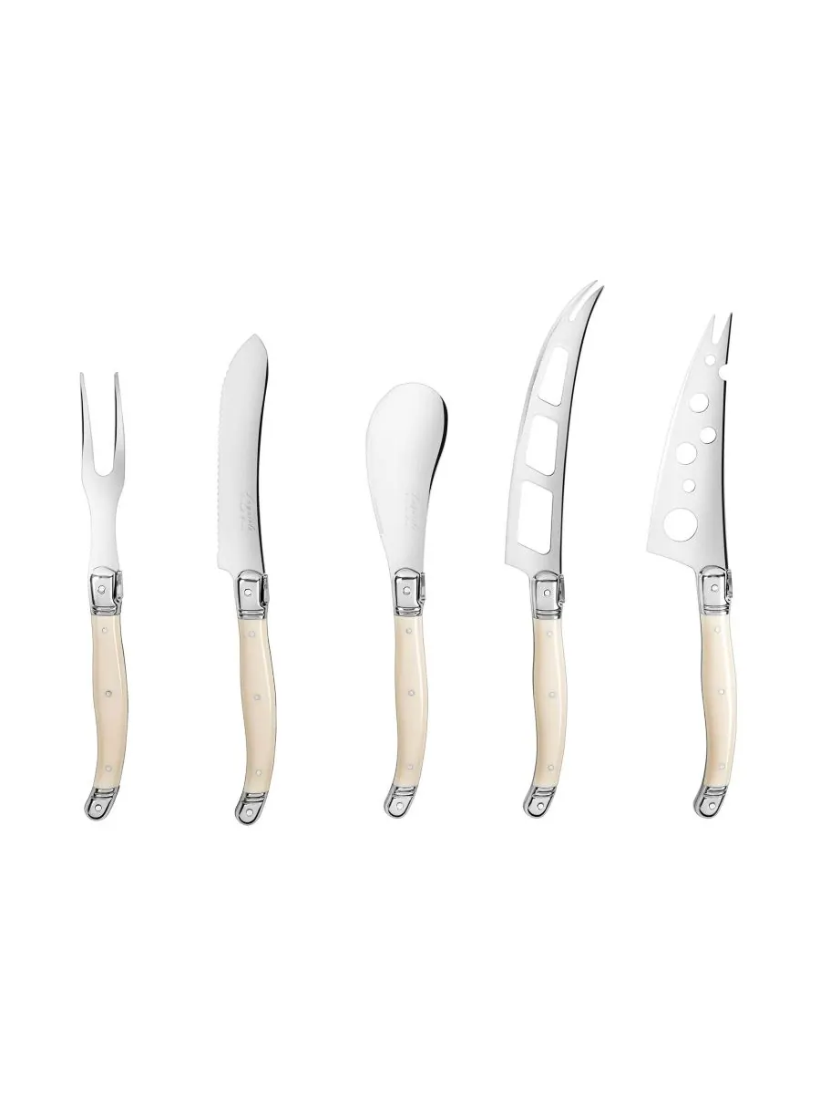 Набор из 5 ножей для сыра Laguiole Artisan с ручками French Home