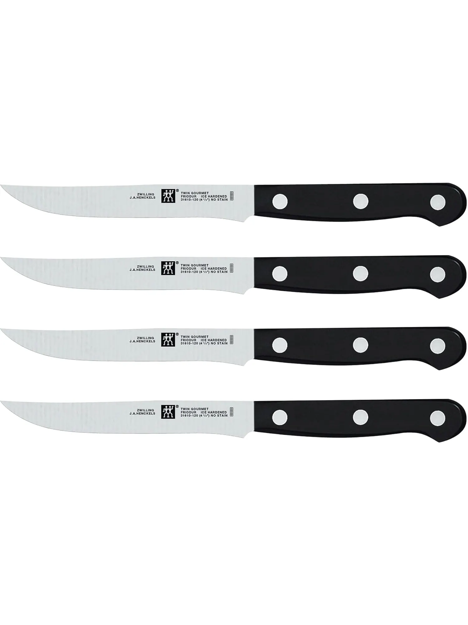 Набор ножей для стейка в блоке Zwilling Twin Gourmet Classic, 9 предметов