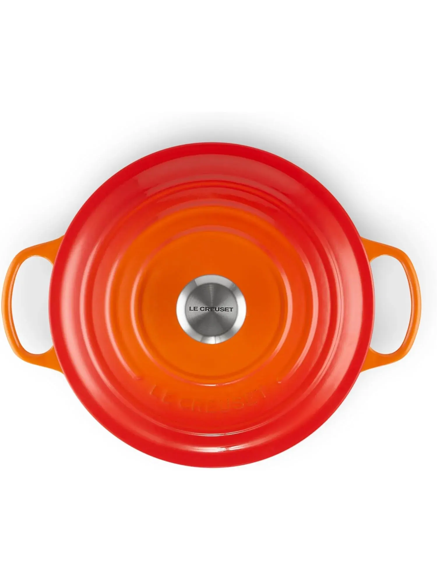 Кастрюля круглая Le Creuset Signature, 5,3 л, 26 см — изображение 2 из 8, оранжевый